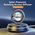Solar-Powered Islamic Car Ornament – Rotating Bismillah Crystal Ball with Ayat Al-Kursi, Aromatherapy Diffuser & Silver/Black Colors