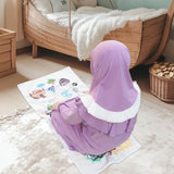 Kids Islamic Prayer Rug – 25 Prophets Stories with Quranic Symbols & Eco-Friendly Fabric