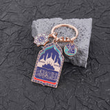 Islamic Keychain – Shahada & MashaAllah, Mosque Design, Zinc Alloy