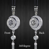 Islamic Star & Moon Car Hanging with Quranic Verses – Zinc Alloy Air Freshener