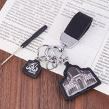 Masjid Zahir Leather Keychain – Authentic Malaysian Souvenir with Arabic "Loyalty" Charm