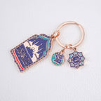 Islamic Keychain with Shahada & MashaAllah – Zinc Alloy Mosque Design Key Ring Featuring Arabic Calligraphy, "Salaam" Charm & Allah’s Names – Muslim Gift for Men and Women