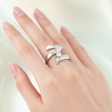 Islamic Love Ring – Arabic "I love you" Calligraphy, Copper Plated