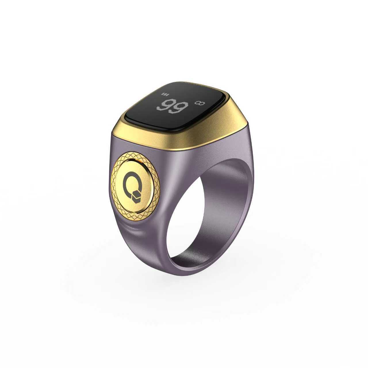 ZIKKER E01 Islamic Smart Ring - Prayer Counter & Qibla Reminder with App | iQIBLA