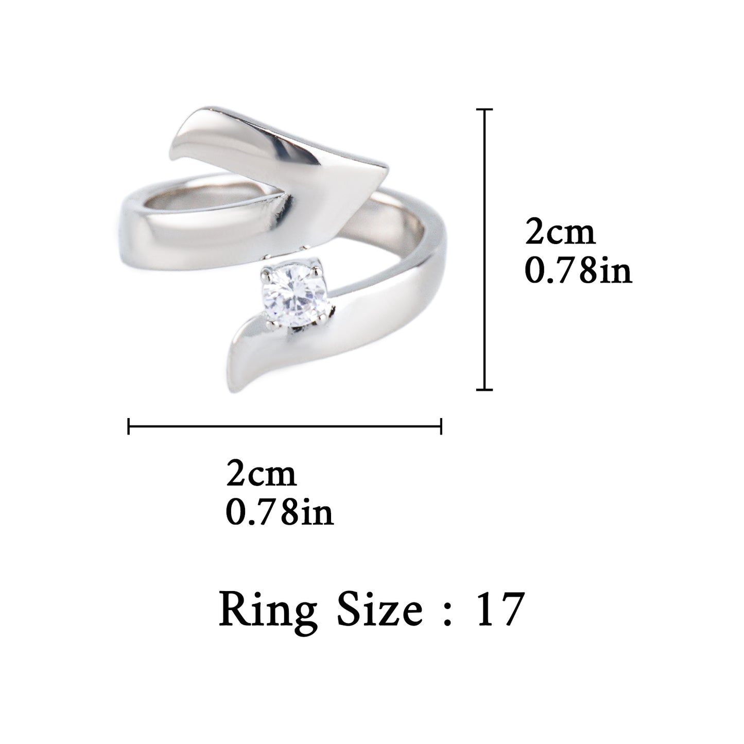 Islamic Love Ring – Arabic "I love you" Calligraphy, Copper Plated