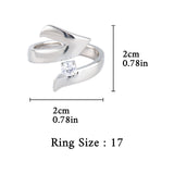 Islamic Love Ring – Arabic "I love you" Calligraphy, Copper Plated
