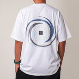 Tawaf T-Shirt | Islamic Hajj Ritual Art | Black & White Antimicrobial Tee