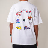 Hajj Journey T-Shirt | Islamic Pilgrimage Design | Black & White Antimicrobial Tee