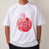 Jami Ul-Alfar Mosque T-Shirt | Dhaka Islamic Architecture | Black & White Antimicrobial Tee