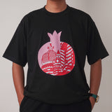 Jami Ul-Alfar Mosque T-Shirt | Dhaka Islamic Architecture | Black & White Antimicrobial Tee