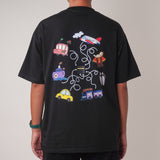 Hajj Journey T-Shirt | Islamic Pilgrimage Design | Black & White Antimicrobial Tee