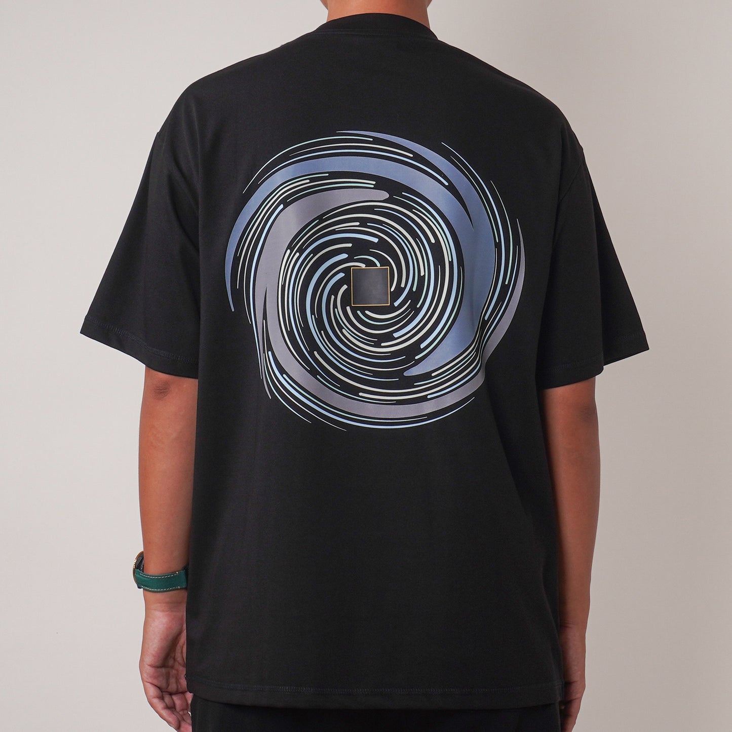 Tawaf T-Shirt | Islamic Hajj Ritual Art | Black & White Antimicrobial Tee