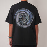 Tawaf T-Shirt | Islamic Hajj Ritual Art | Black & White Antimicrobial Tee