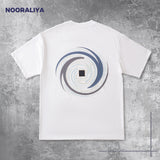 Tawaf T-Shirt | Islamic Hajj Ritual Art | Black & White Antimicrobial Tee