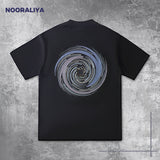 Tawaf T-Shirt | Islamic Hajj Ritual Art | Black & White Antimicrobial Tee