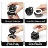 Islamic Car Ornament with Solar Rotating Crystal Ball & Quranic Ayat al-Ikhlas