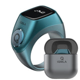 ZIKKER F04 Islamic Smart Ring - Quran Compass, Prayer Time Reminder & Iqbal Finder | iQIBLA