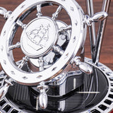Islamic Solar Ship Wheel Car Ornament with Quran Verse & Fragrance – 3 Colors